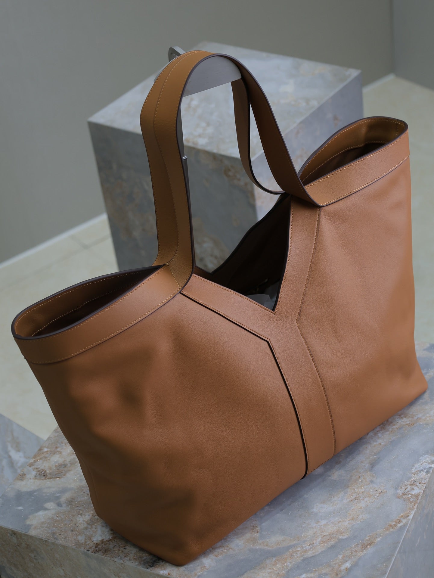 Cowhide Leather Tote Bag