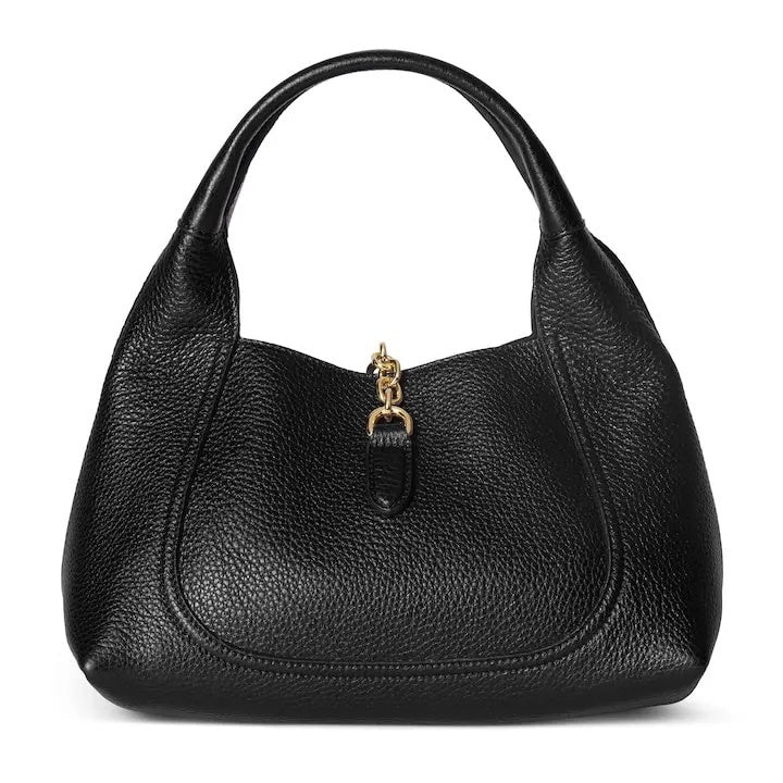 Midnight Sculpt Leather Bag