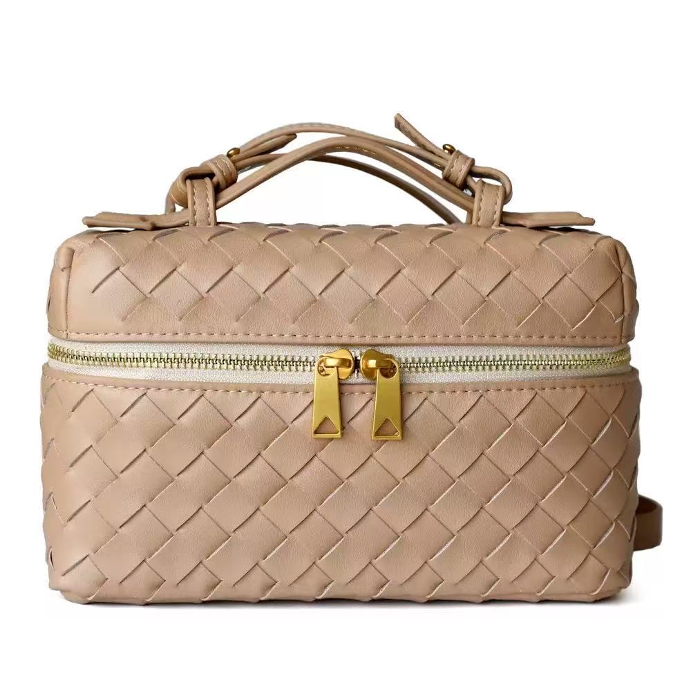 Woven Box Top Handle bag