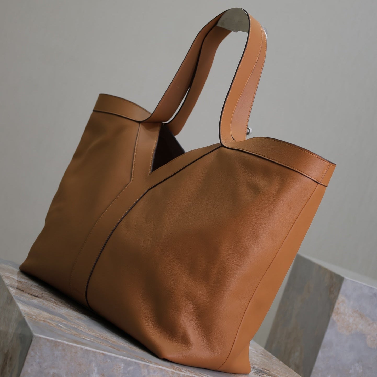 Cowhide Leather Tote Bag
