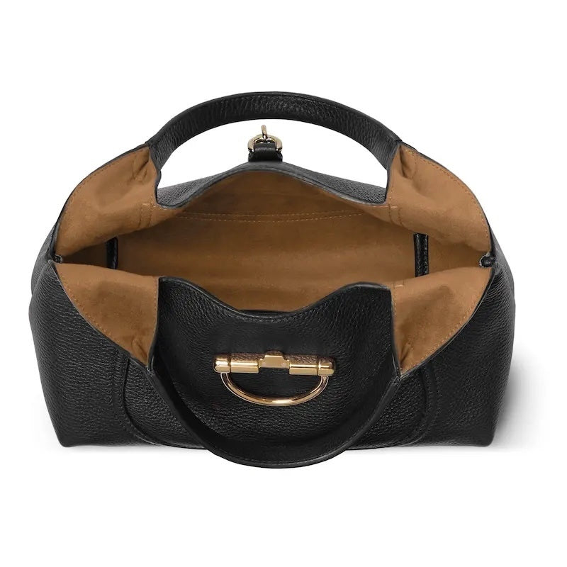 Midnight Sculpt Leather Bag