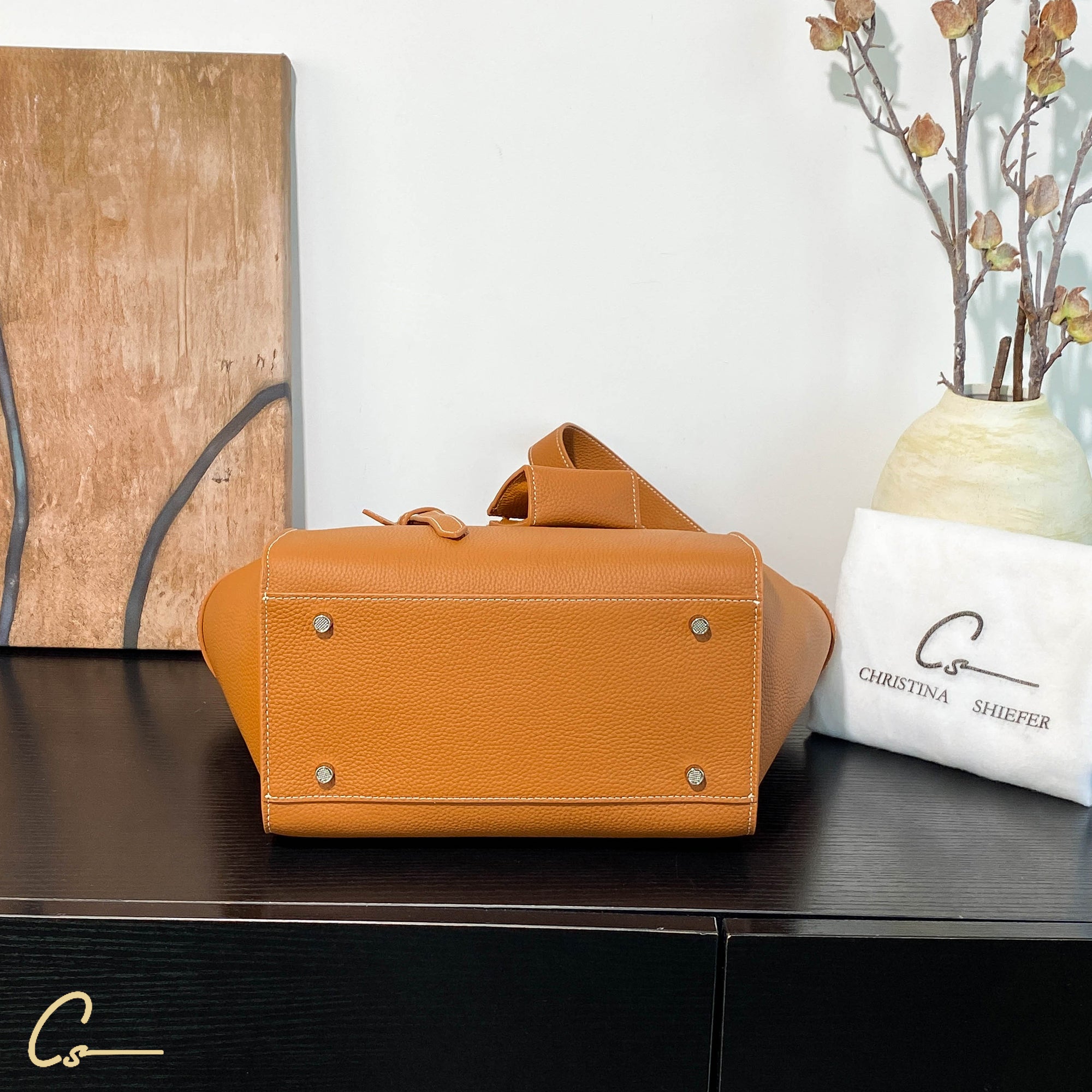 Leather Timeless Chic Tote