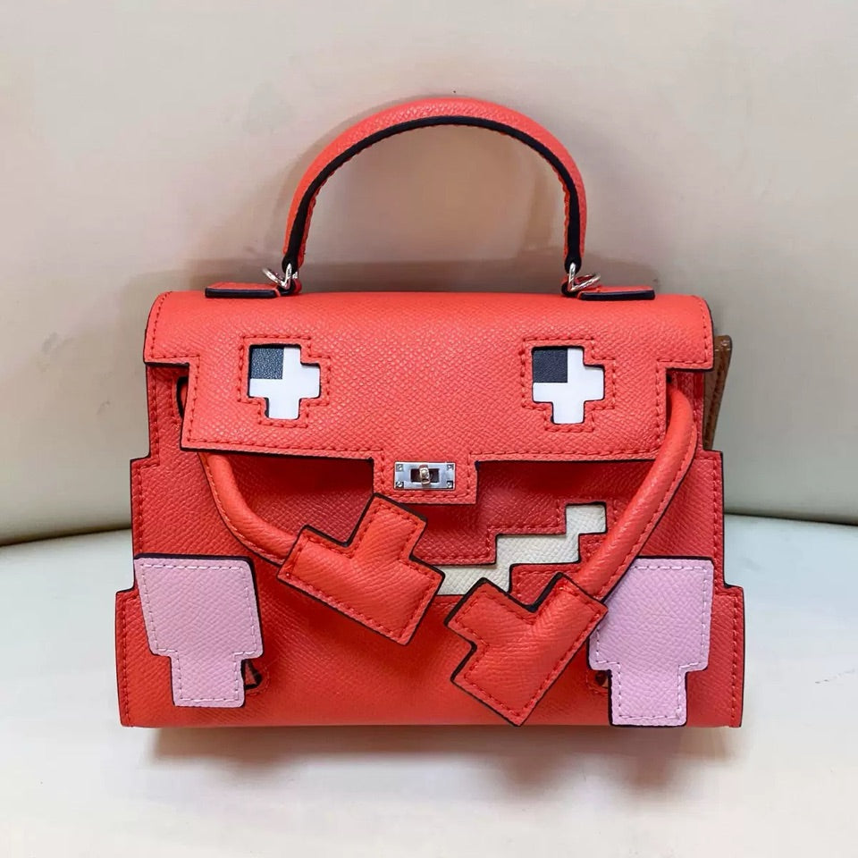 The Pixel Pop Leather Bag