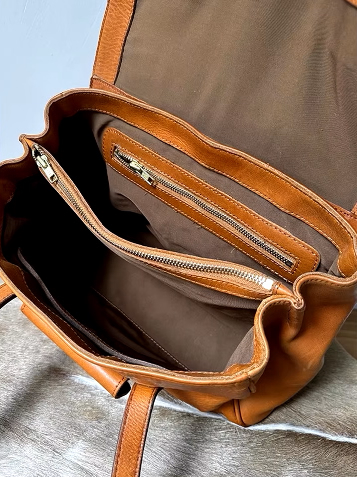 Handcrafted Genuine Leather Satchel