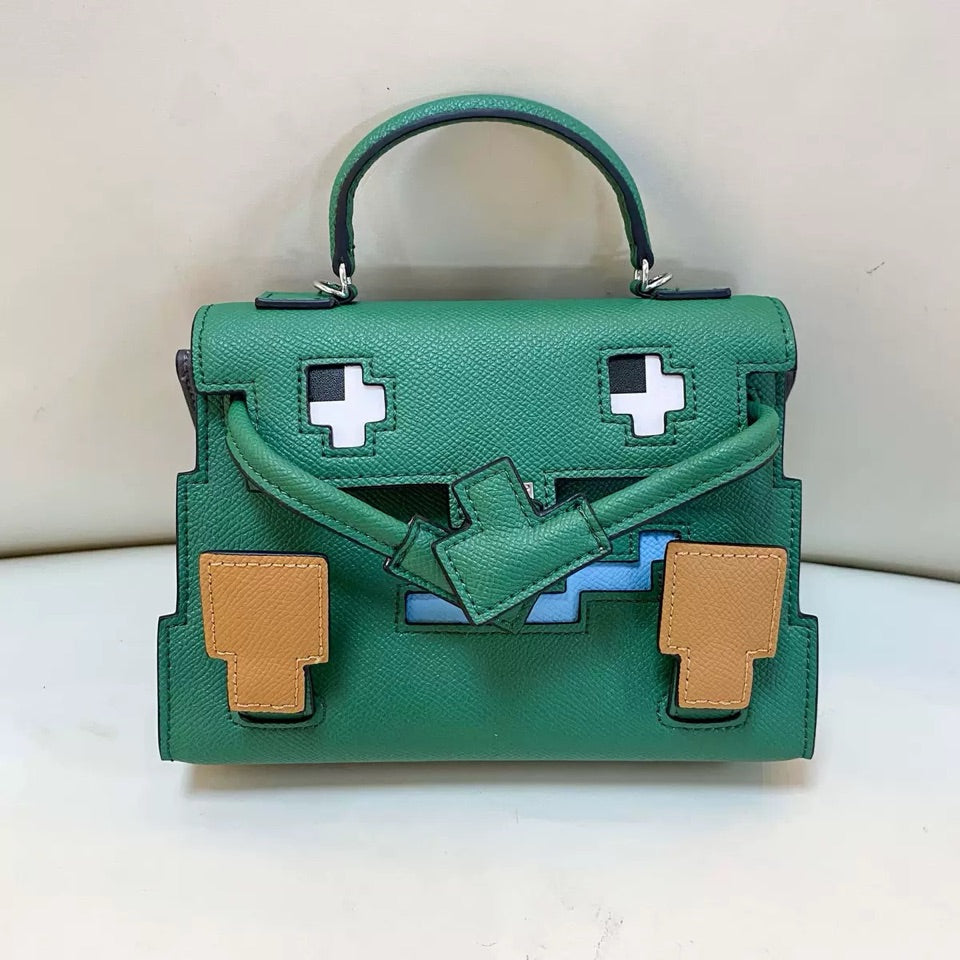 The Pixel Pop Leather Bag