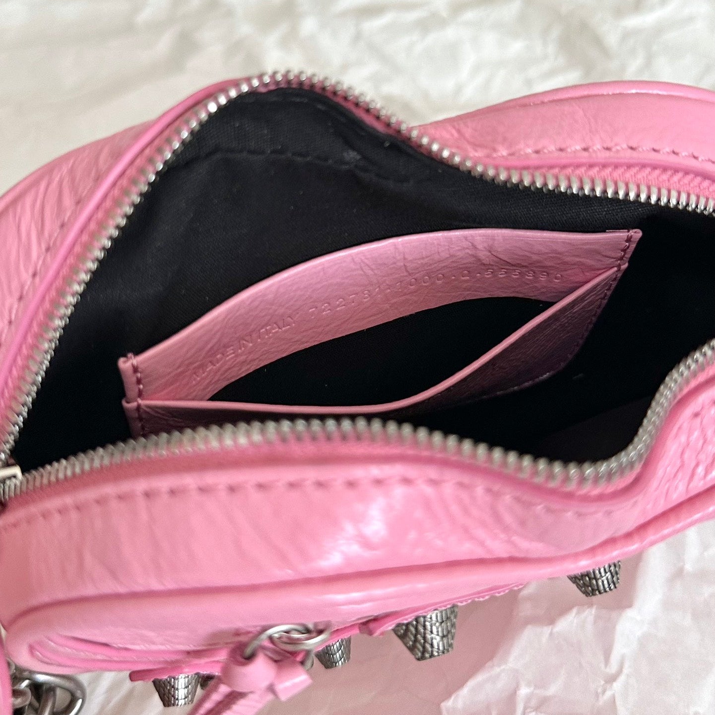 Heart-Shaped Cowhide Leather Crossbody Bag – Chain Strap