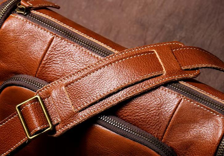 Rugged Leather Shoulder Bag