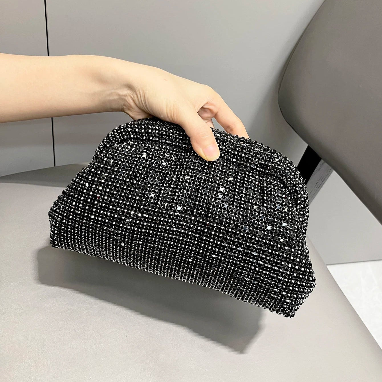 Rhinestone Clutch Bag