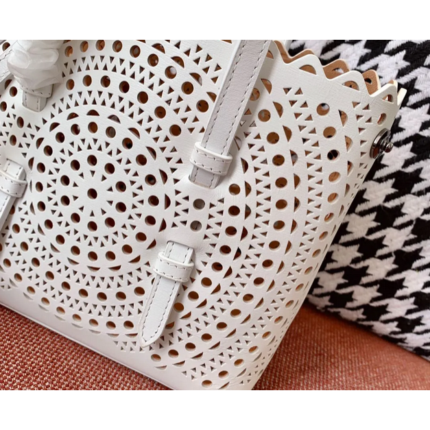 Leather Hollow out Tote Bag