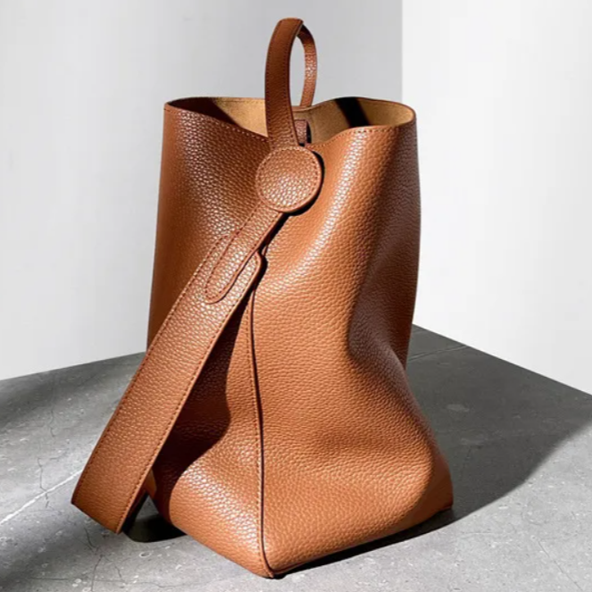 Handmade Calfskin Bucket Bag