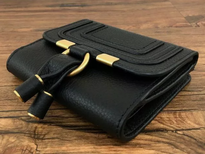 Midnight Elegance Compact Wallet