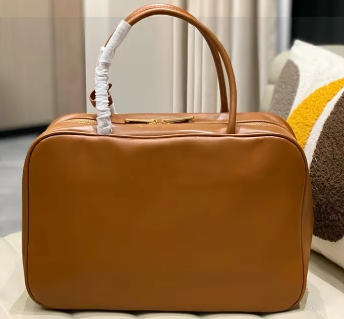 Full-Grain Leather Satchel Bag