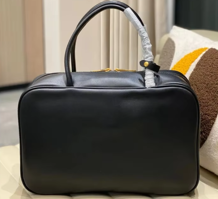 Full-Grain Leather Satchel Bag