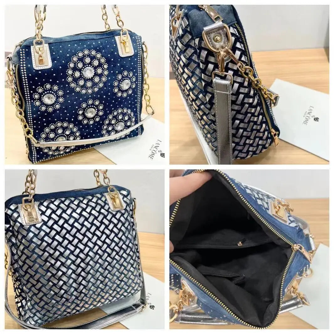 Casual Denim Handbag