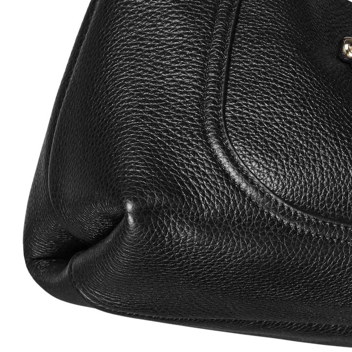 Midnight Sculpt Leather Bag