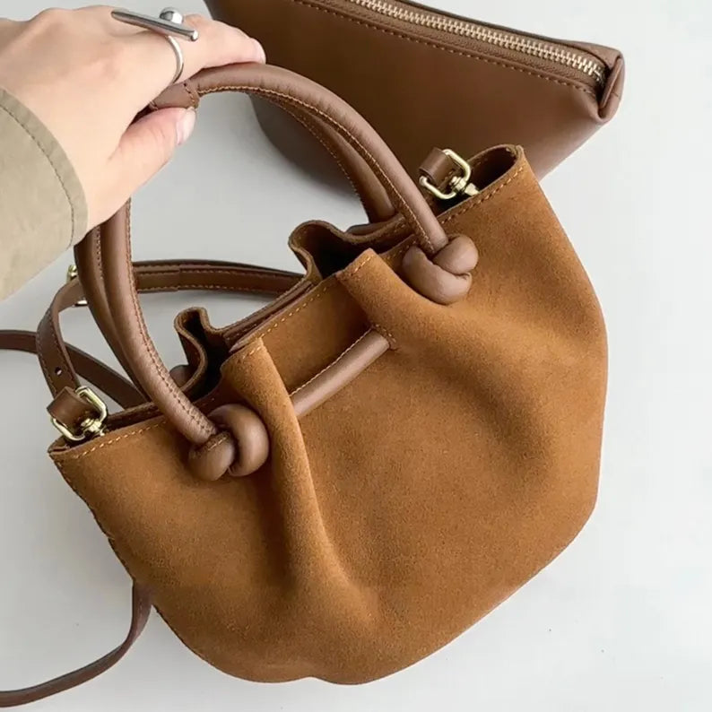 Suede Cowhide Mini Bag