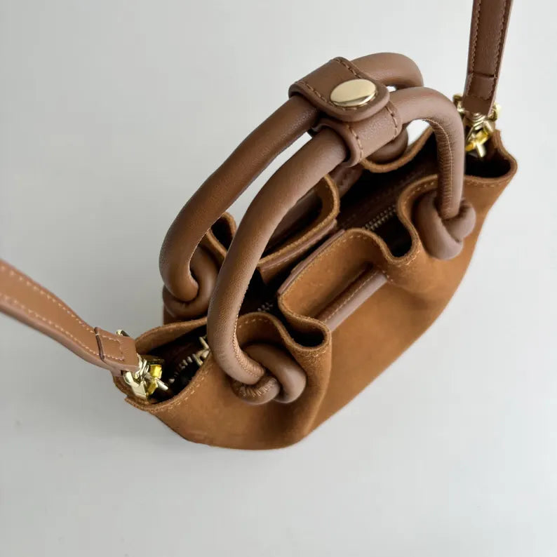 Suede Cowhide Mini Bag