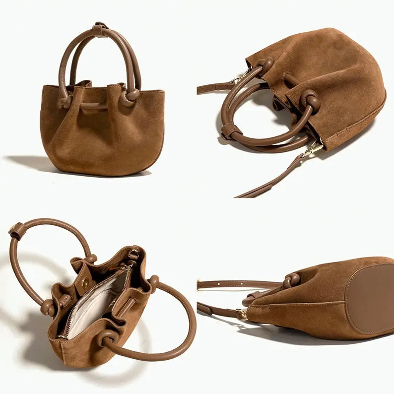 Suede Cowhide Mini Bag