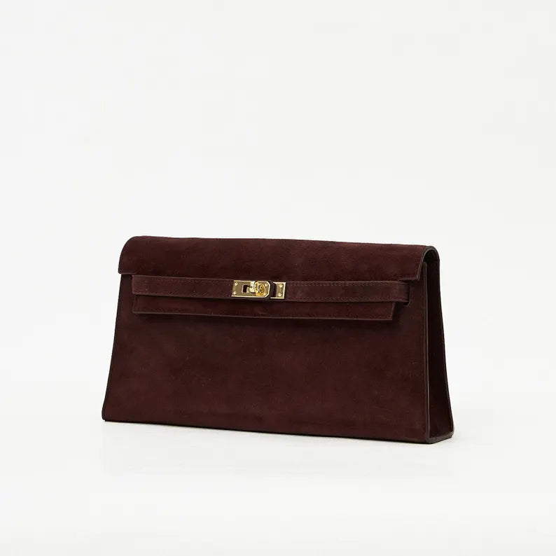 Genuine Suede Classic Shoulder Bag