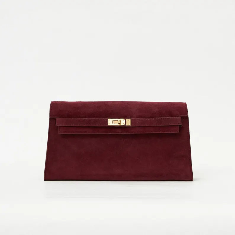Genuine Suede Classic Shoulder Bag