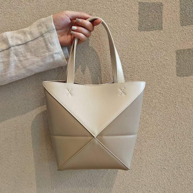 leather Puzzle tote bag