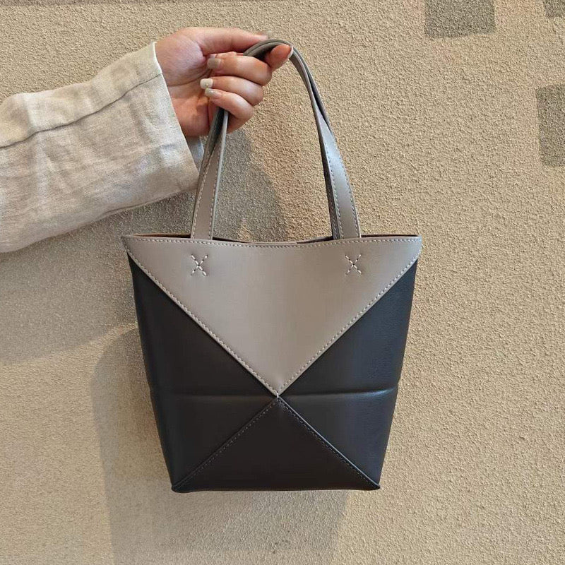 leather Puzzle tote bag