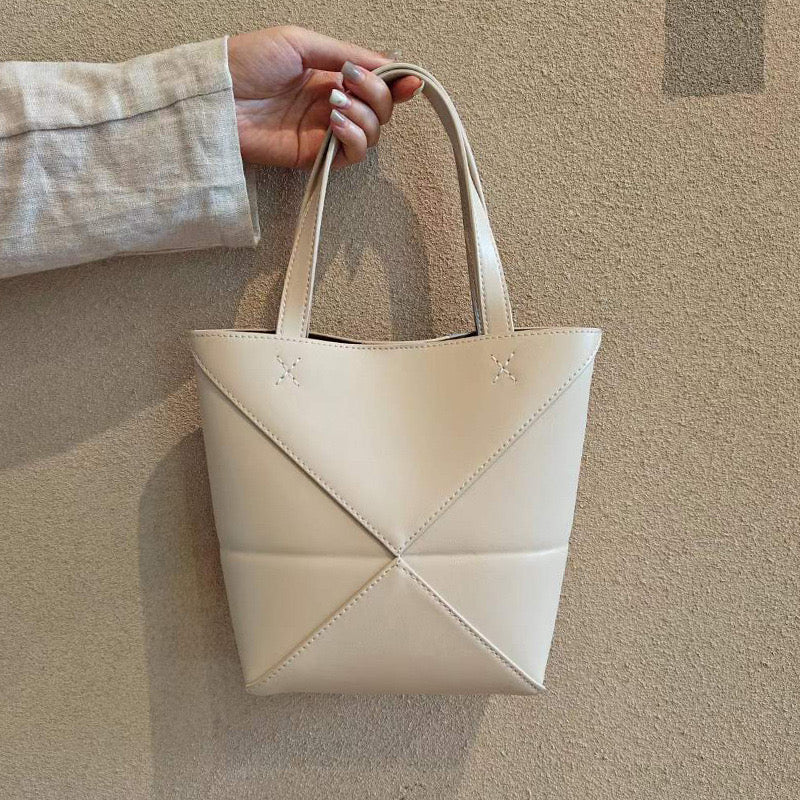 leather Puzzle tote bag