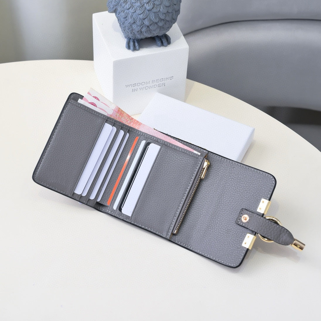 Midnight Elegance Compact Wallet