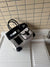 Canvas & Leather Contrast Tote Bag