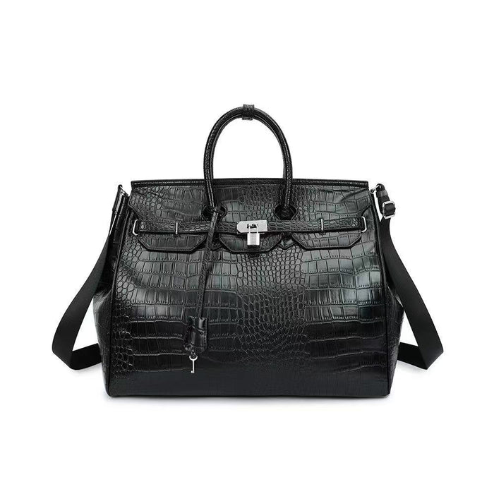 Executive Croc-Embossed Oversized Tote by Christina Shiefer