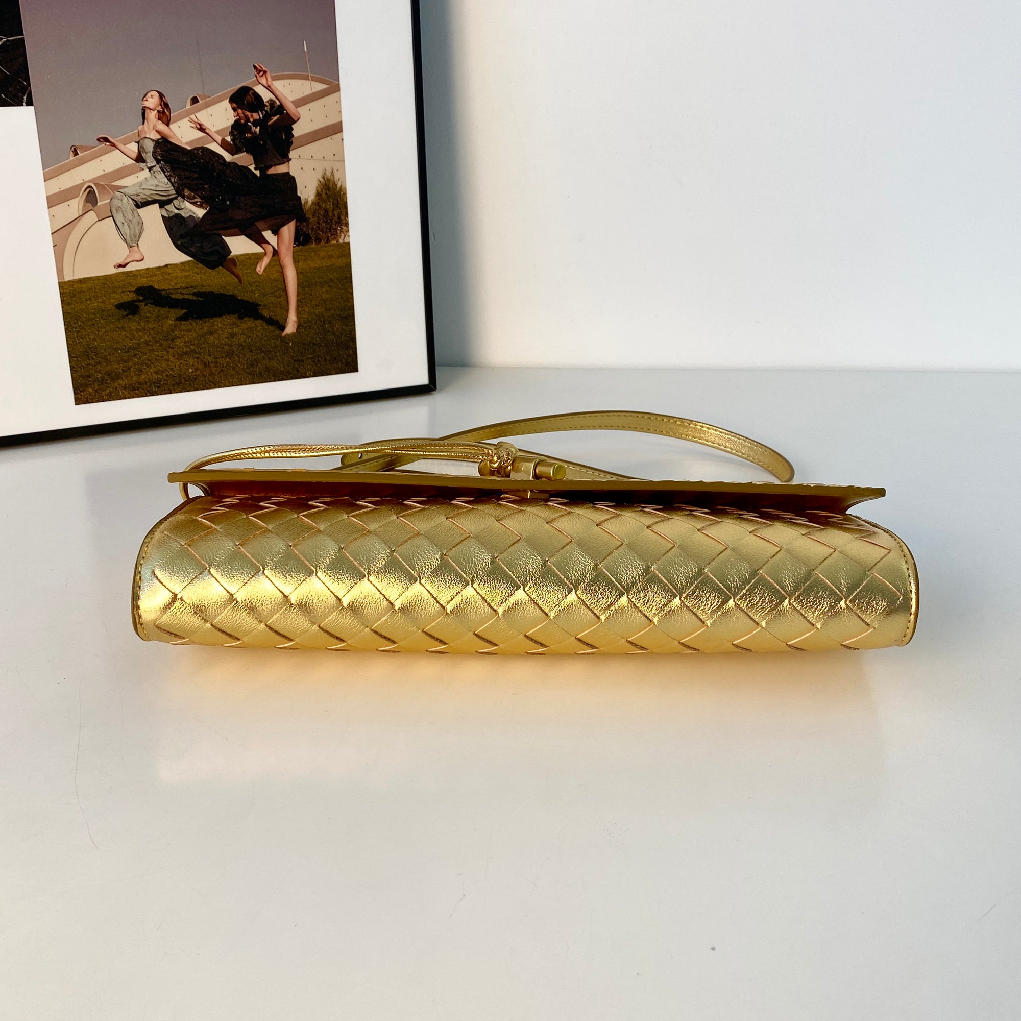 バッグ L'Appartement BRENTELLA CLUTCH BAG BRENTELLA/ブレンテッラ】Clutch Bag with Chain（ショルダー