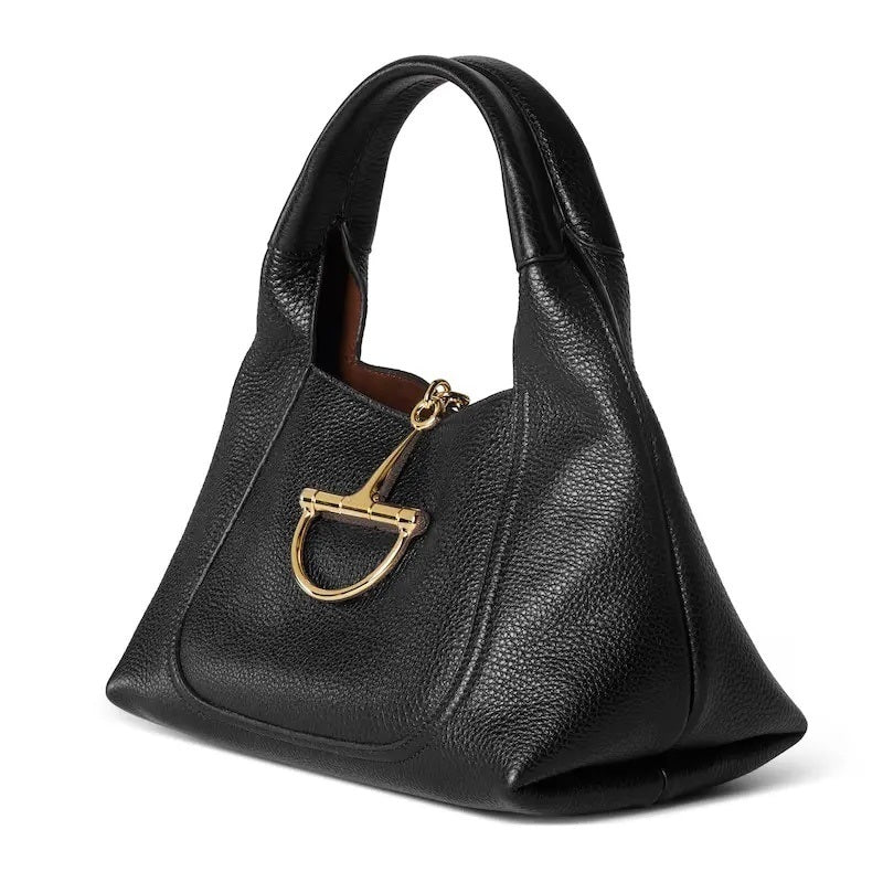 Midnight Sculpt Leather Bag