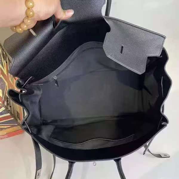 H-Large Full Grain Leather Tote