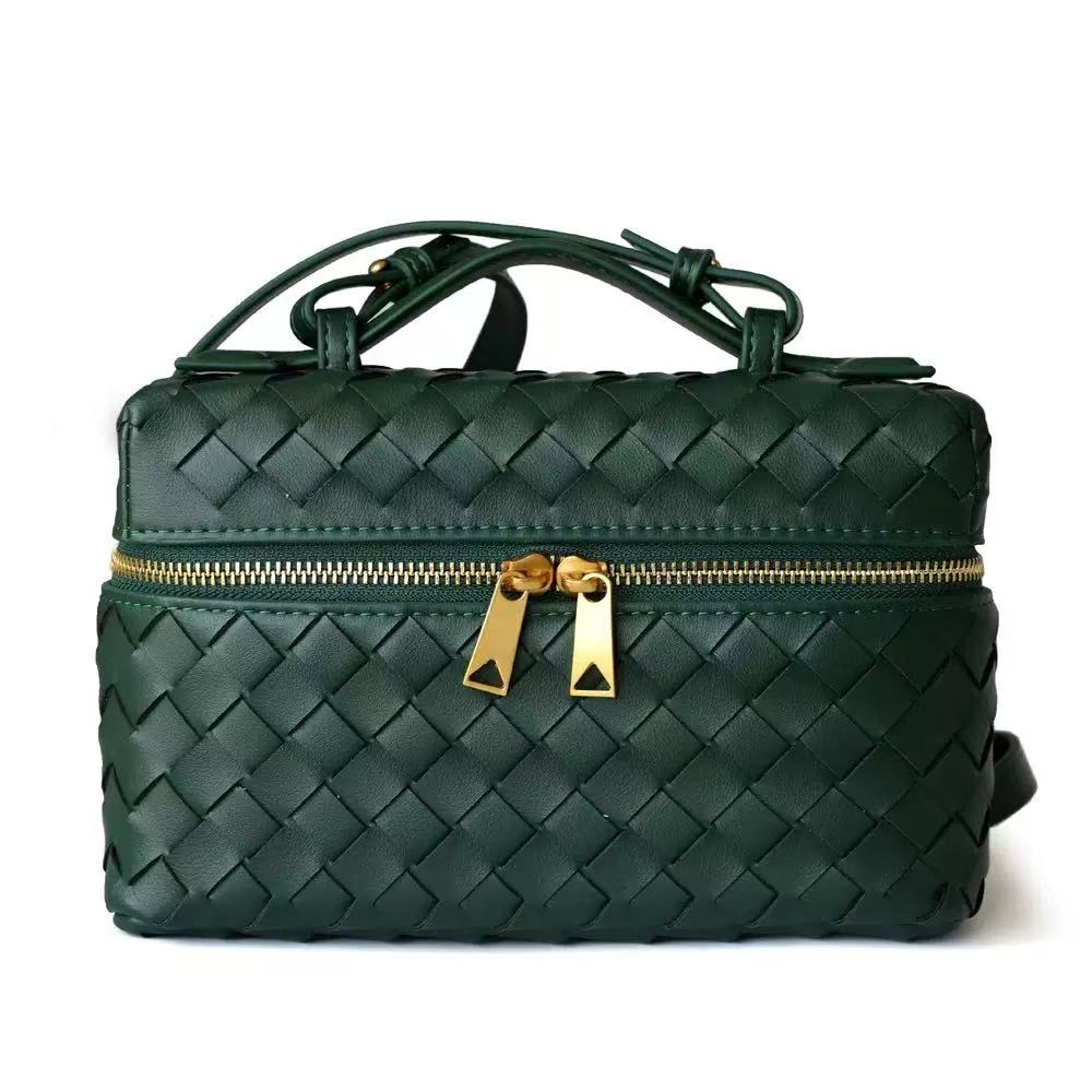 Woven Box Top Handle bag