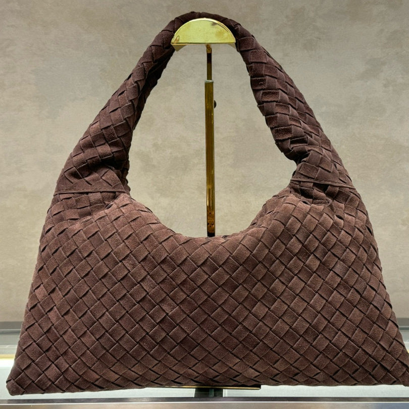 Woven Cowhide Suede Bag by Christina Shiefer