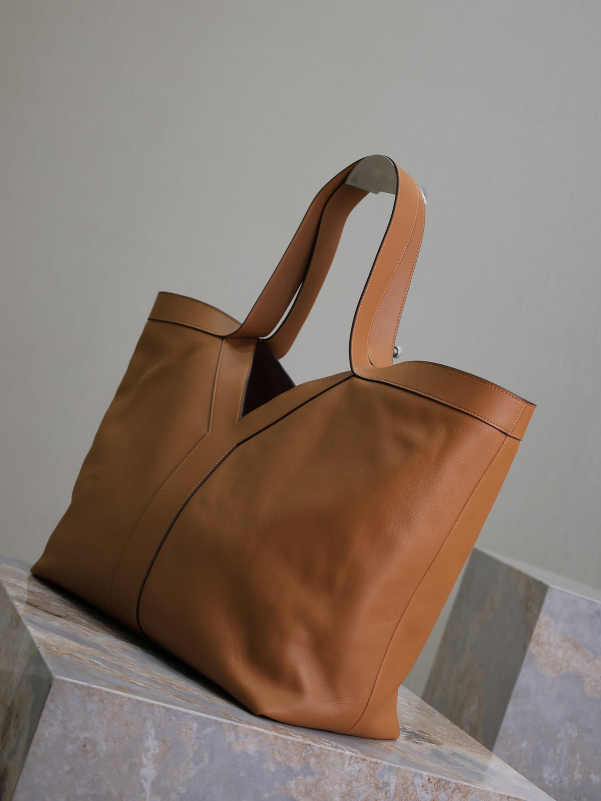 Cowhide Leather Tote Bag