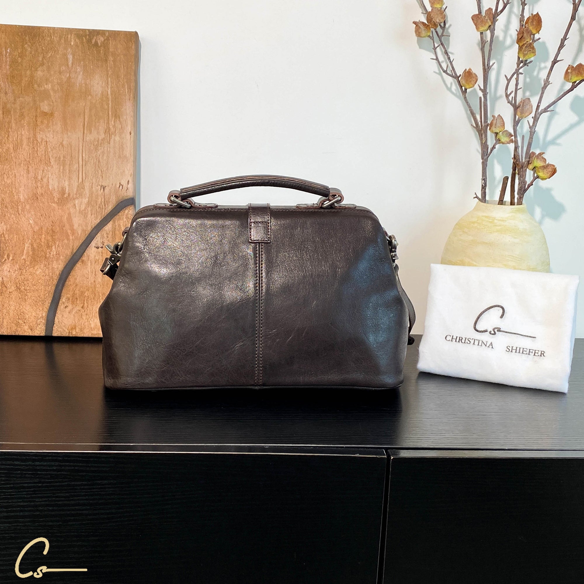 Vintage Leather Doctor Bag