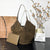 Large Suede Bucket Bag