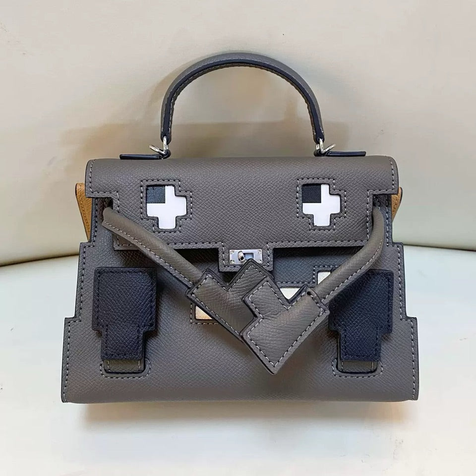 The Pixel Pop Leather Bag