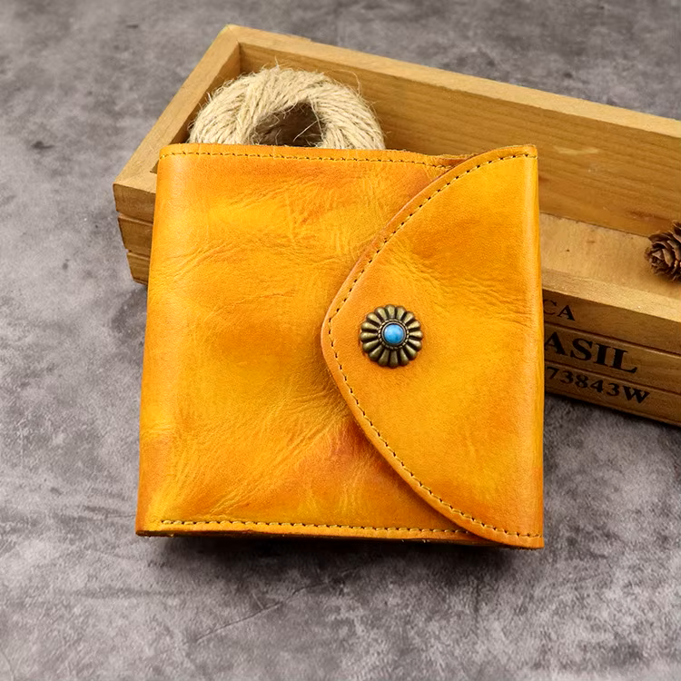 Cowhide Accent Wallet