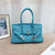 Structured Cowhide Leather Handbag