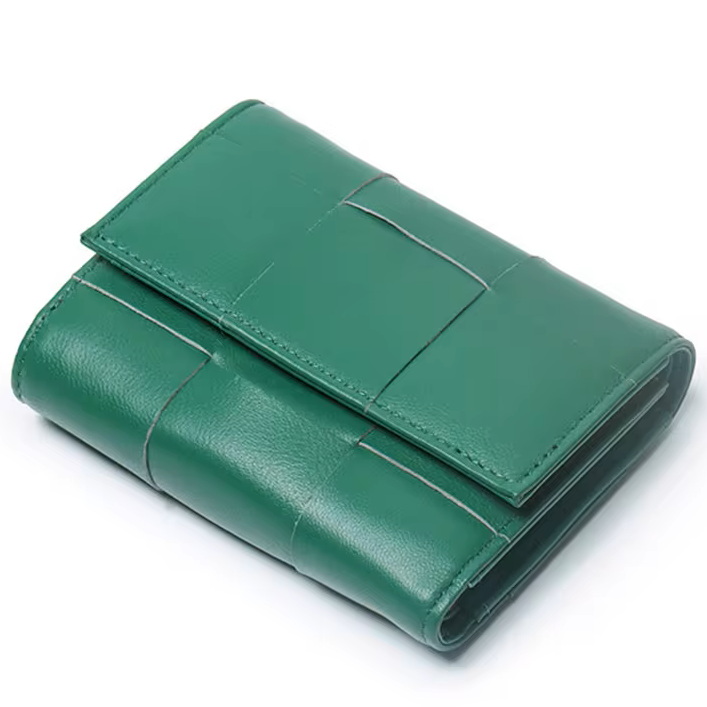 Leather Bifold Zip Wallet by Christina Shiefer