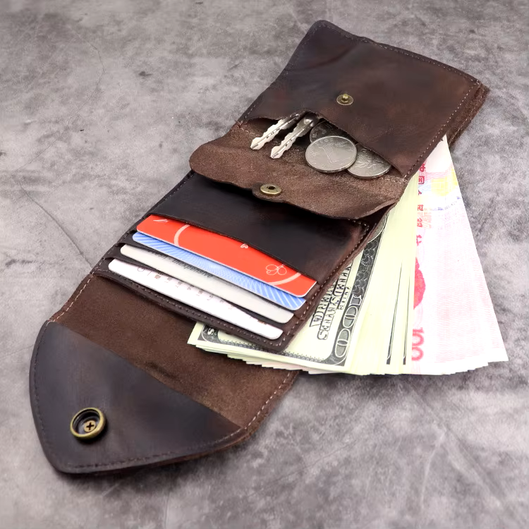 Cowhide Accent Wallet