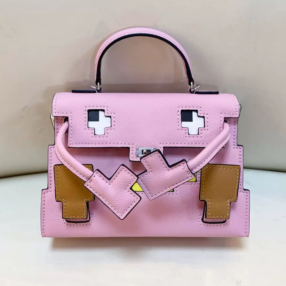 The Pixel Pop Leather Bag