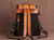 Embossed Genuine leather Backpack