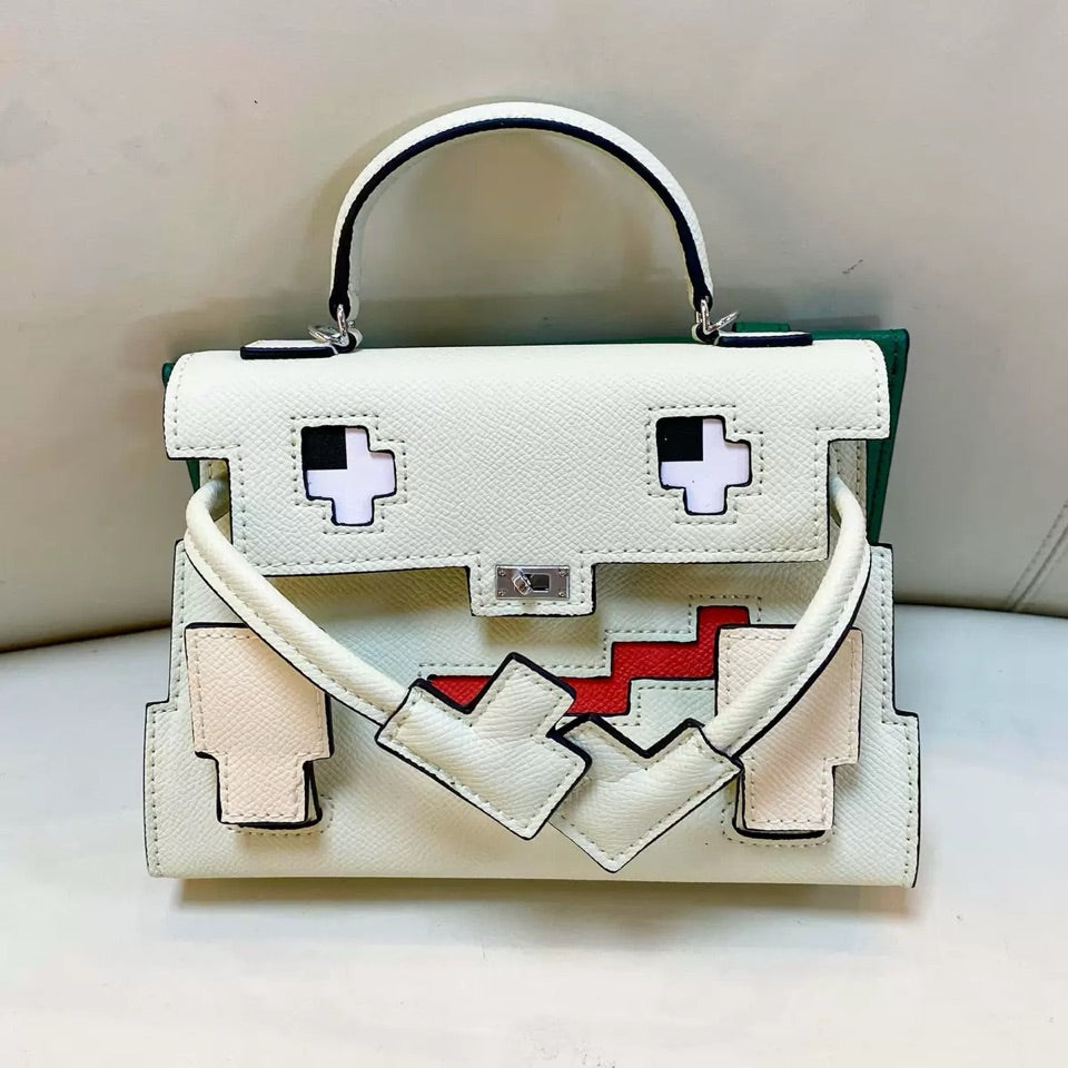 The Pixel Pop Leather Bag