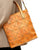 Argyle Patchwork Cowhide Leather Tote