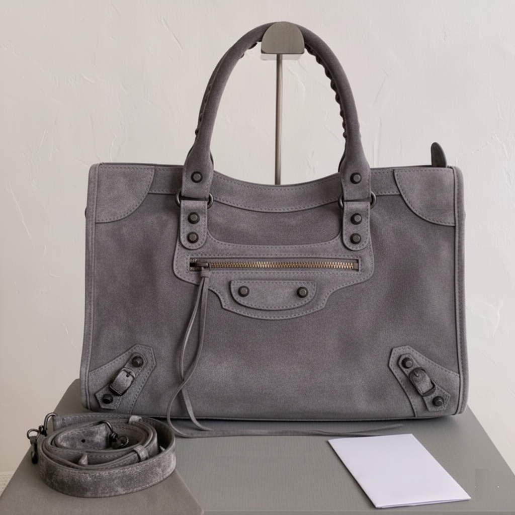 Braided Suede Calfskin Shoulder Bag