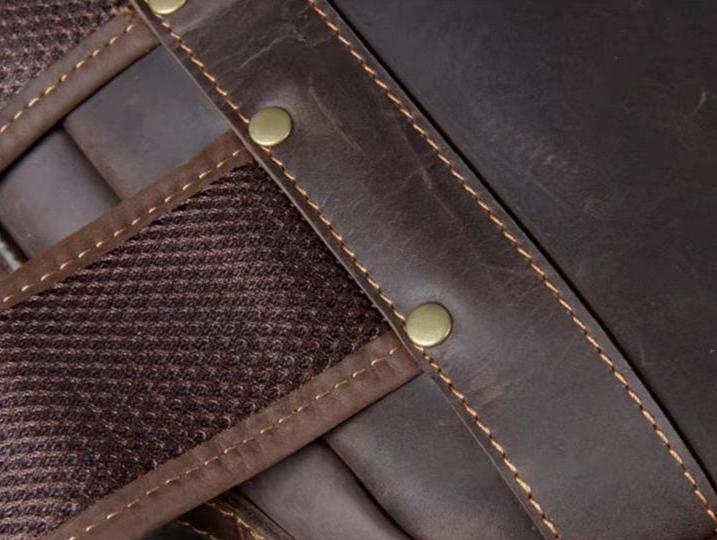 Premium Cowhide Leather Backpack - with Upgraded Design