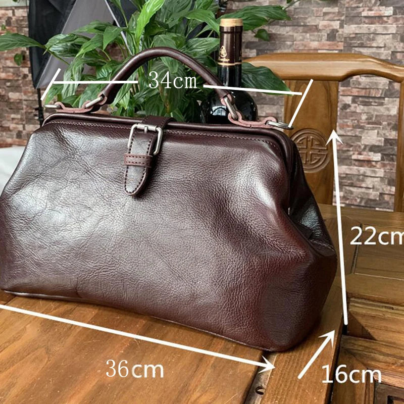 Vintage Leather Doctor Bag